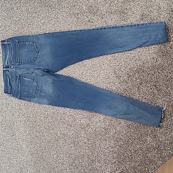 Ana mid rise light wash distressed ripped skinny jeans jeggings - Picture 2 of 2